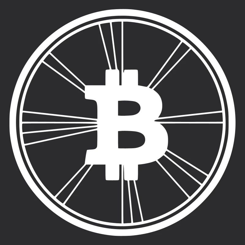 Bitcoin Logo Modern Wireframe Crypto