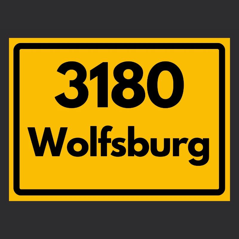 ANCIEN CODE POSTAL RETRO 3180 WOLFSBURG