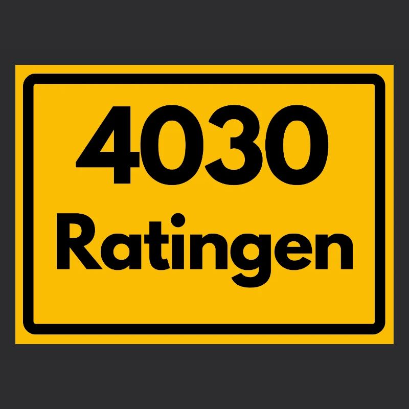 ANCIEN CODE POSTAL RÉTRO 4030 RATINGEN