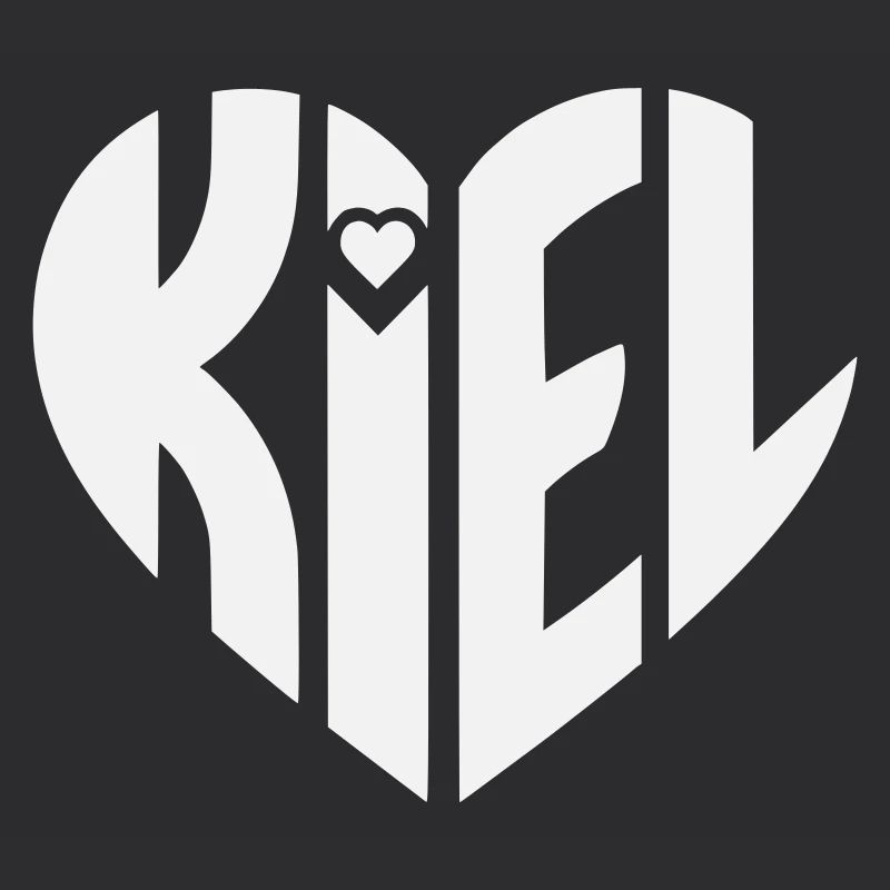 Kiel Herz Typografie
