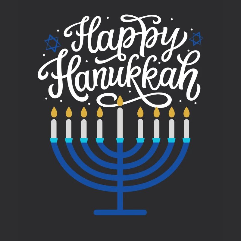 Joyeux Menorah de Hanoucca