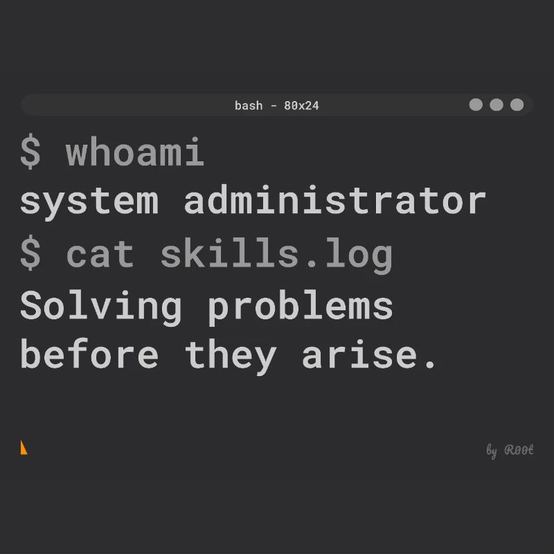 System Administrator Terminal Shirt