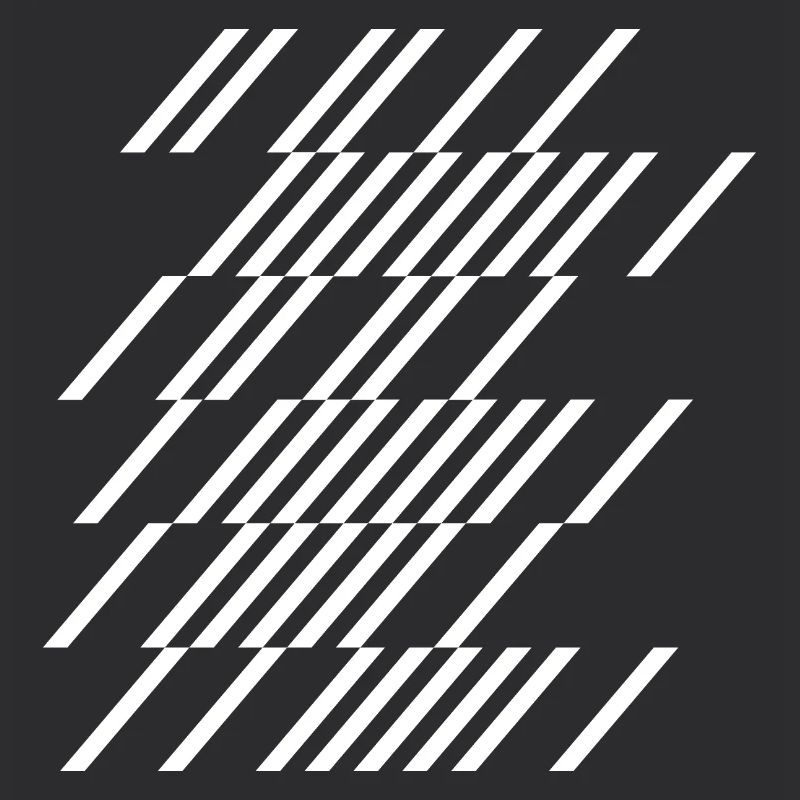 Diagonal Stripe Geom Pattern