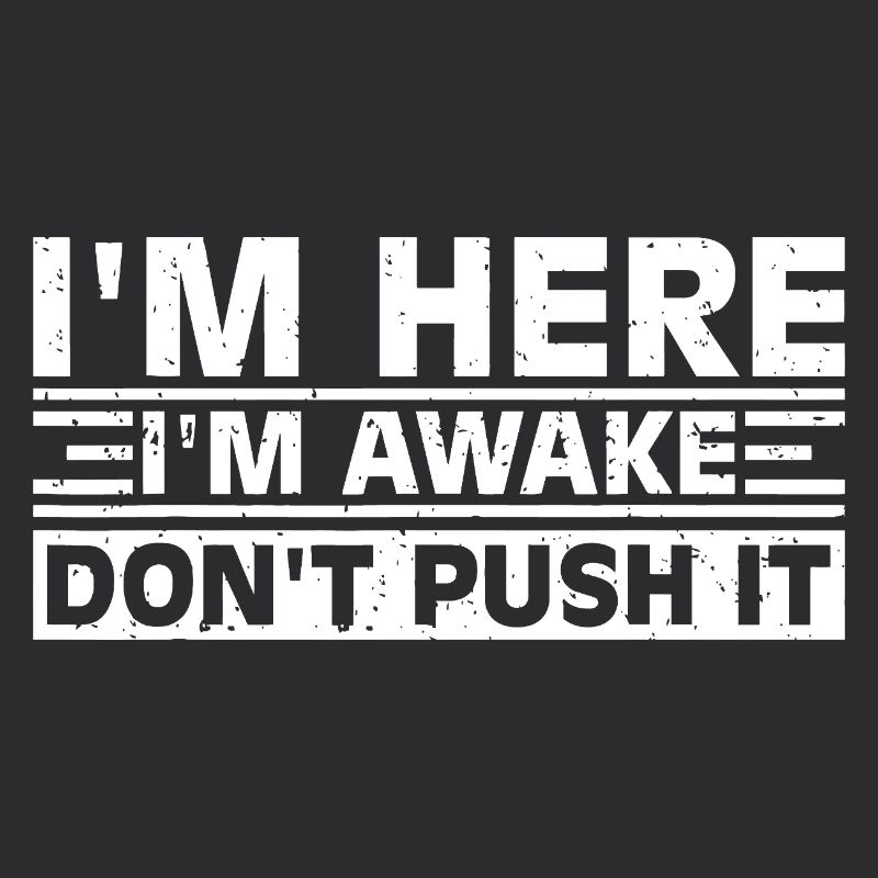 Awake Slogan Bold Typography Tee