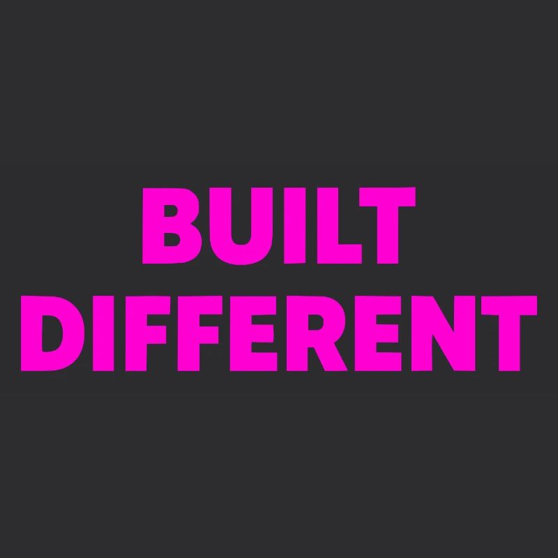 Typographie construite différemment