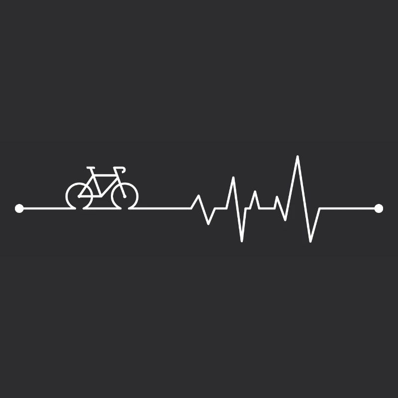 Cycling Pulse Bicycle Graphic