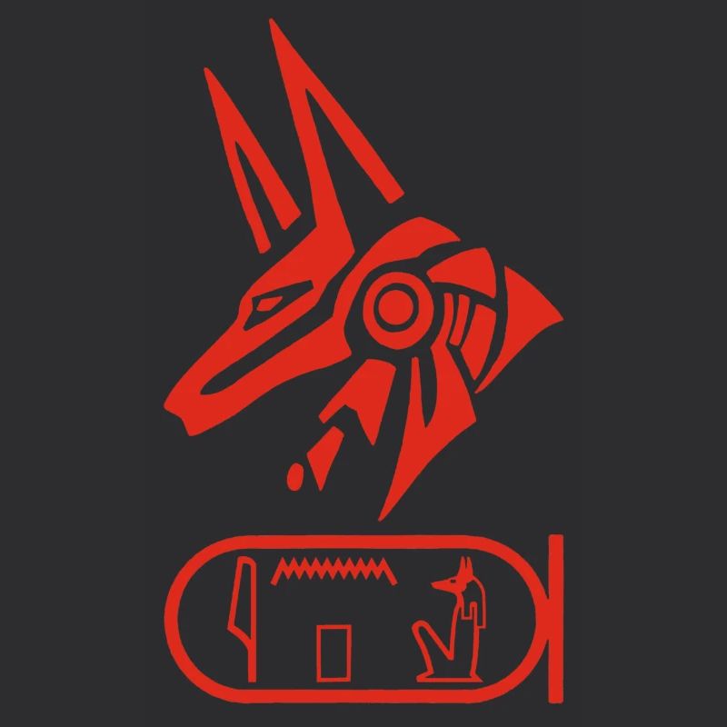 Gott Anubis (rot)