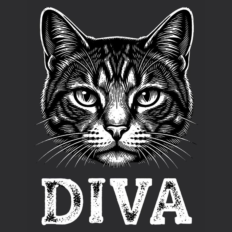 Diva Cat – Motif élégant du chat