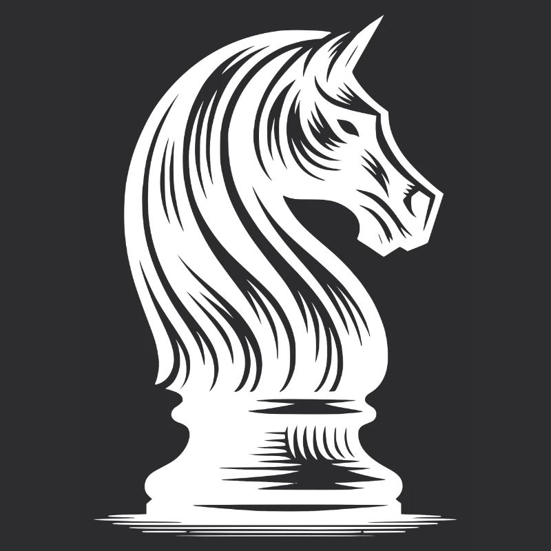 Oeds Cheval Dessin Pièce d’Échecs Chevalier