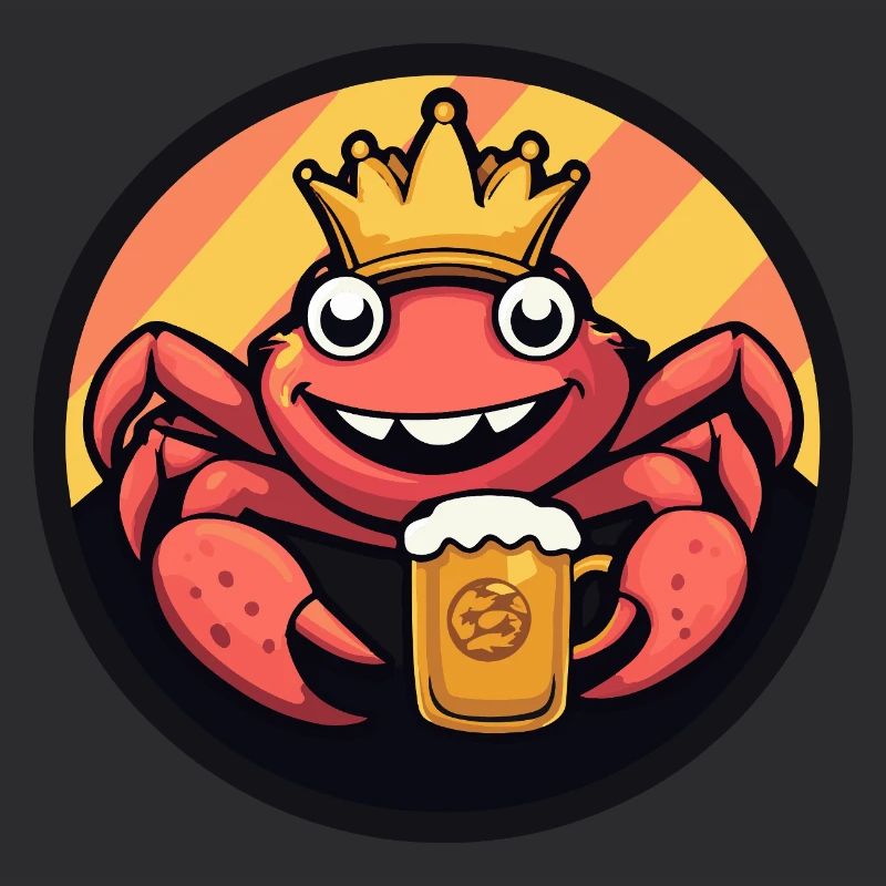 Krebs Krabbe Bier