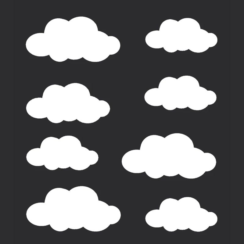 White clouds
