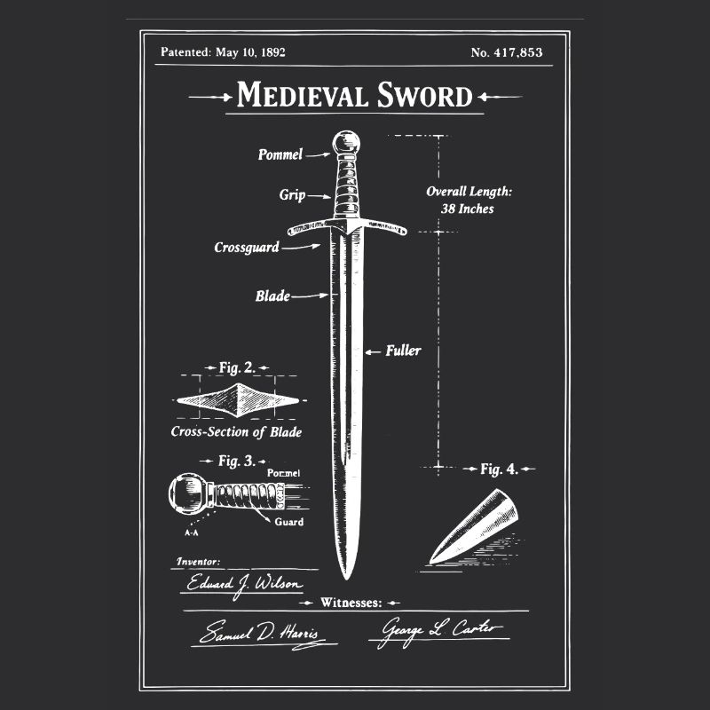Medieval Sword Blueprint
