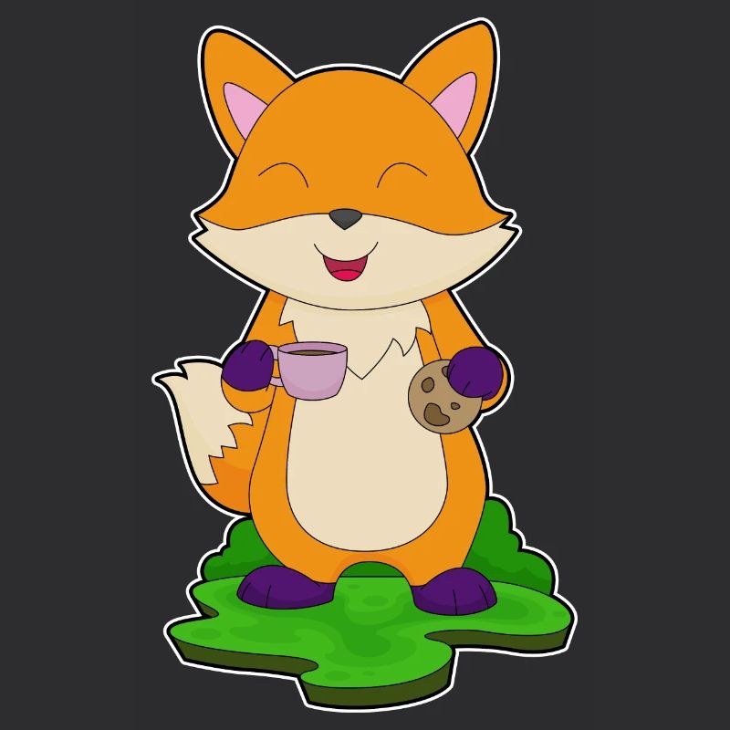 Fuchs Kaffee Cookie