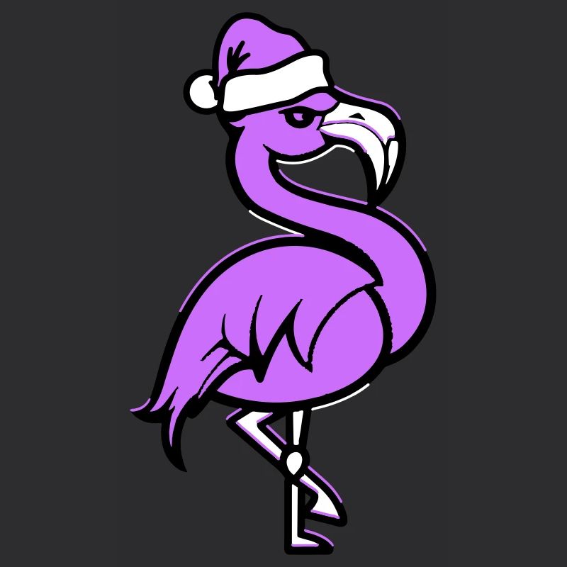 flamingo comic weihnachten