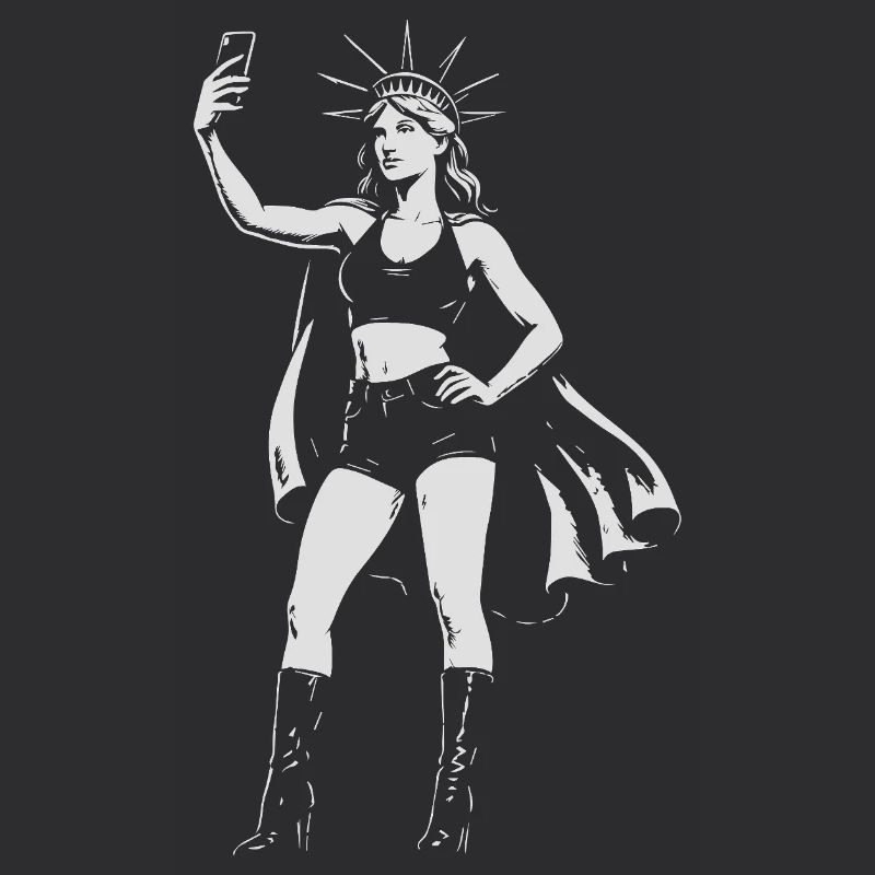 Selfie Liberty : Clichés de Statue