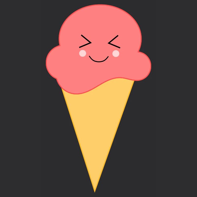 Eis Eiscreme Erdbeereis