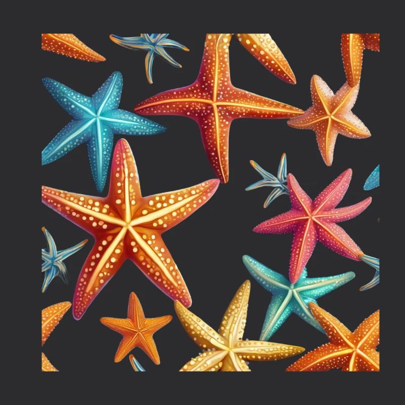 Étoile de mer colorée