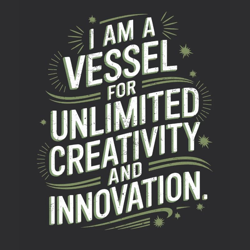 I am a vessel for unlimited creativity and
