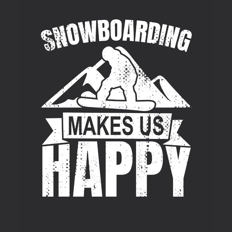 Slogan snowboard