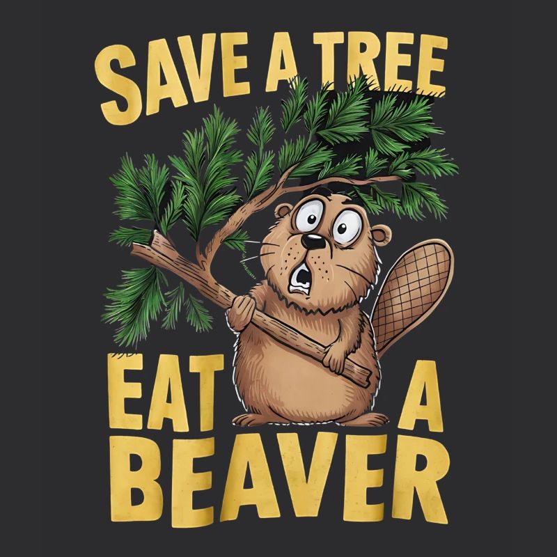 save a tree eat a beaverl lustig