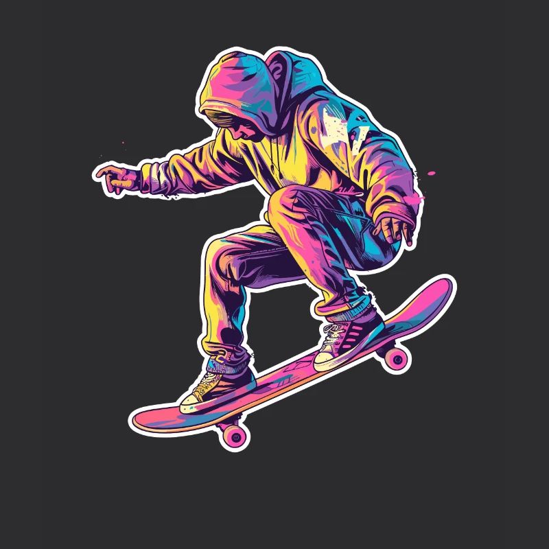 Retro Skateboarder
