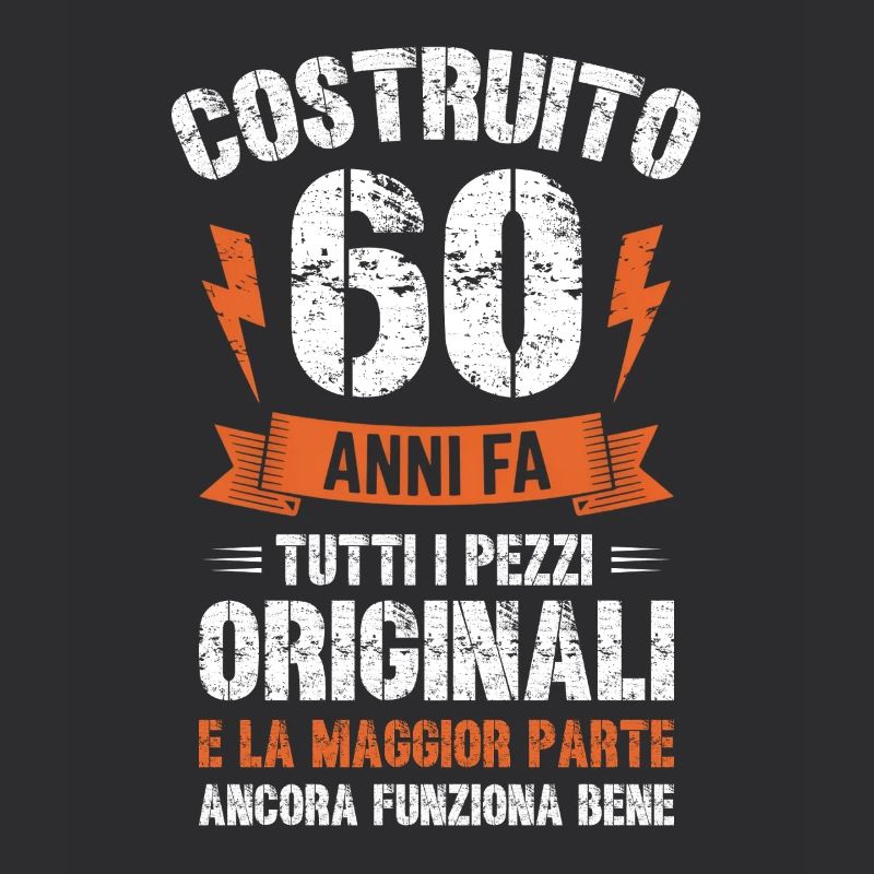 60 Anni fa compleanno retrò divertente