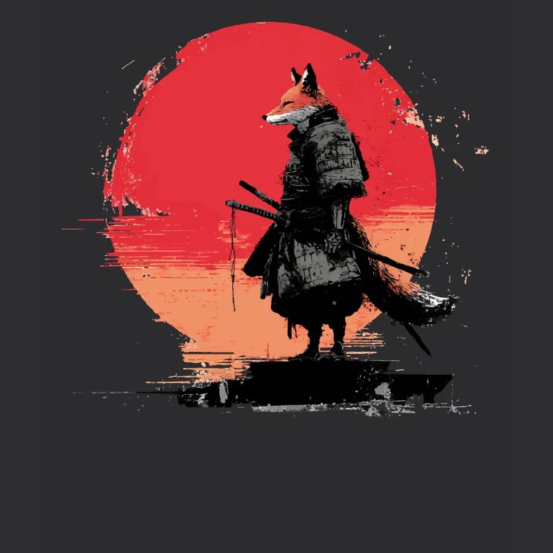 Fox Samurai at Sunset