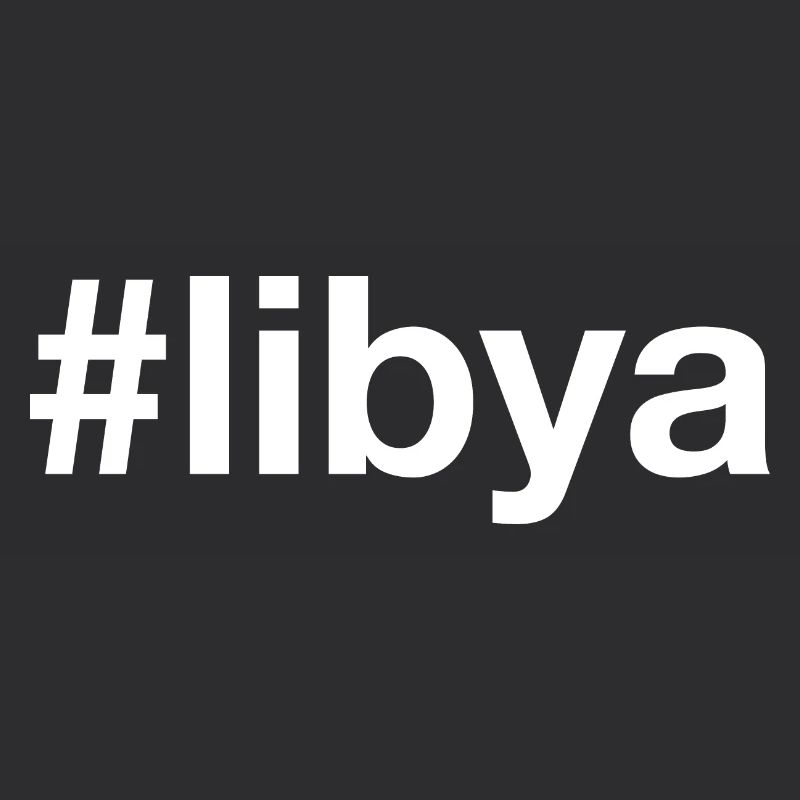 LIBYA Hashtag Libyen