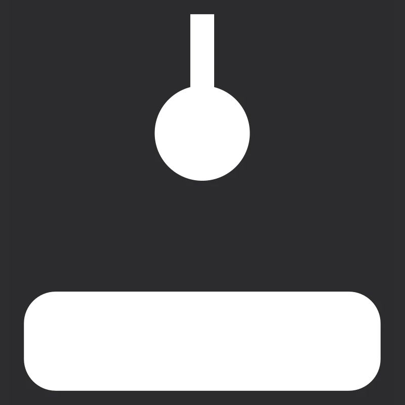 Joystick d’arcade blanc