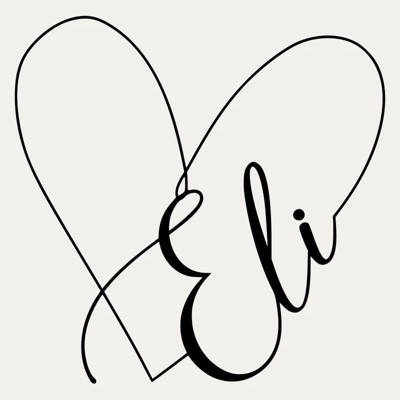 Eli Name Heart Line