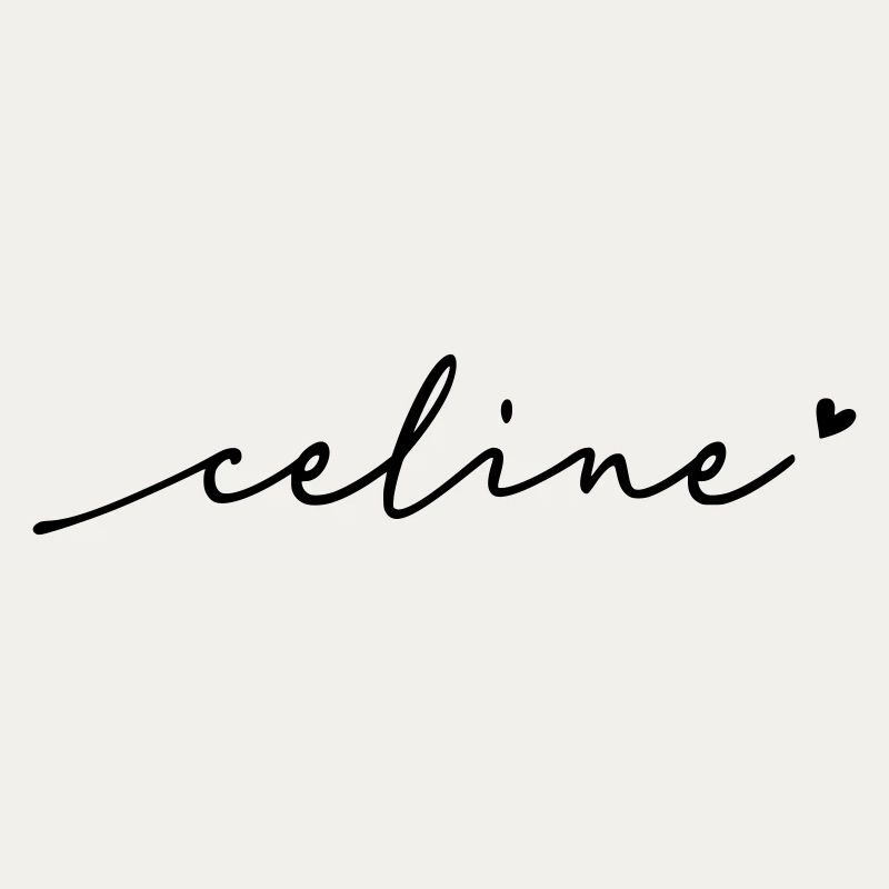 Celine Cursive Name