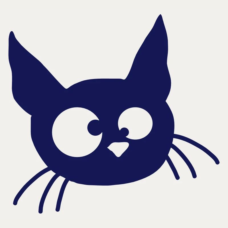 Crazy Cat Squints Funny Eyes Grimace Fun