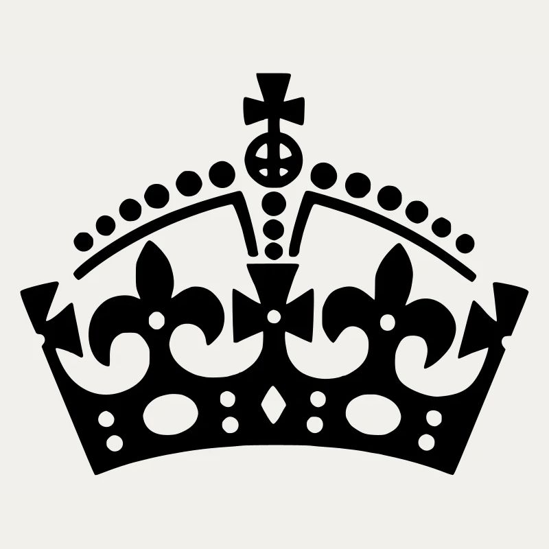 Keep Calm Krone / crown