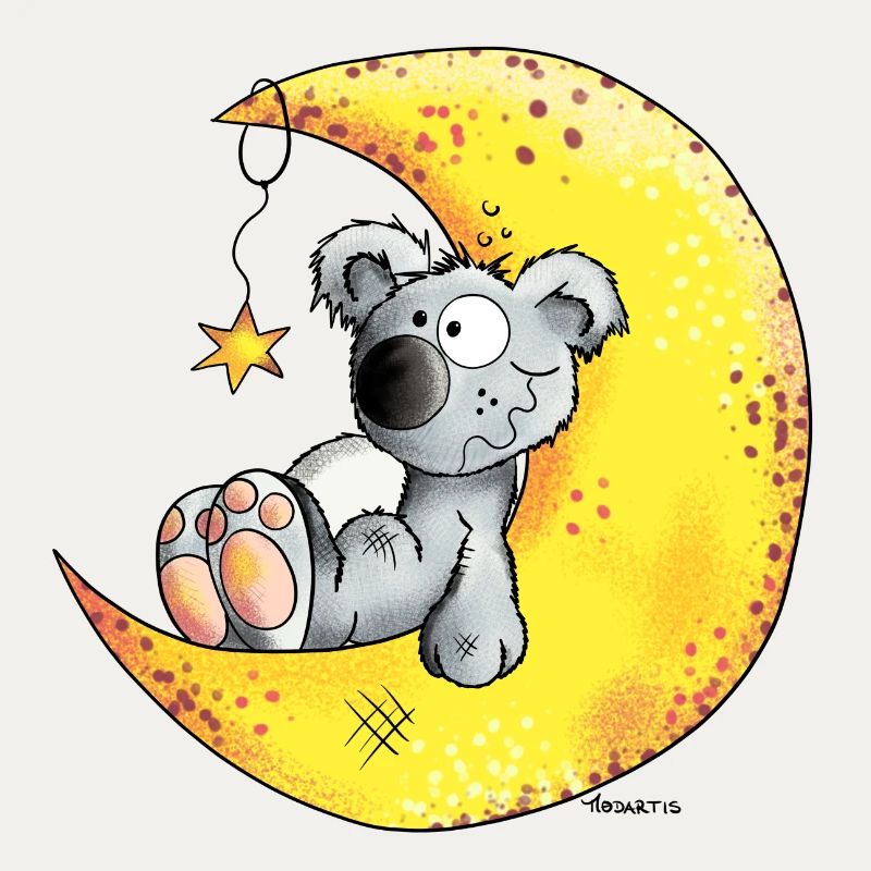 Koala im Mond