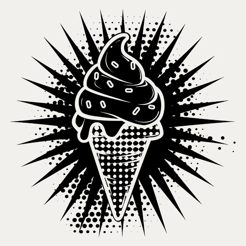 Cornet de crème glacée