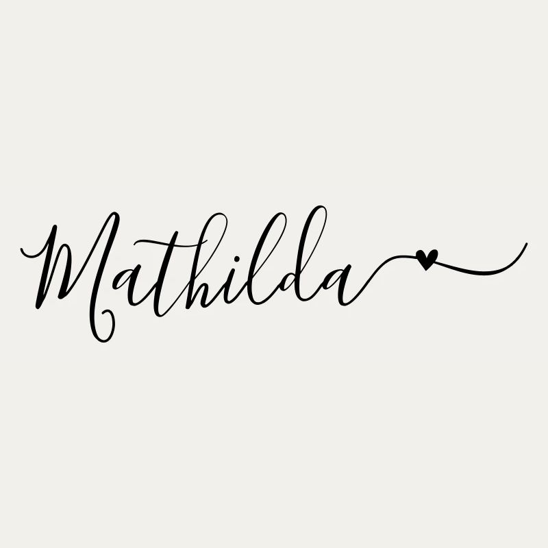 Mathilda Prénom décoratif
