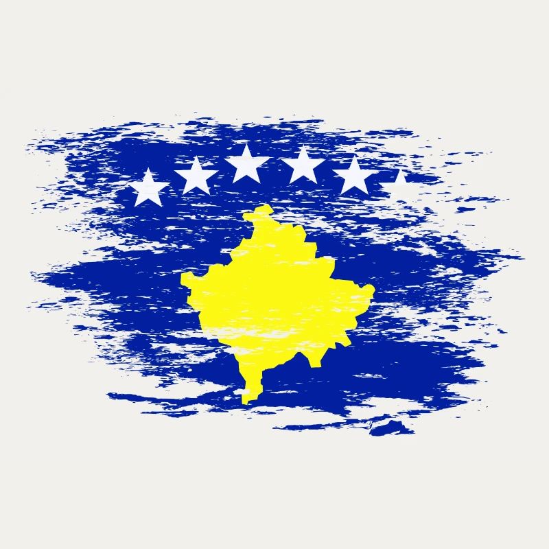 Drapeau du Kosovo utilisé