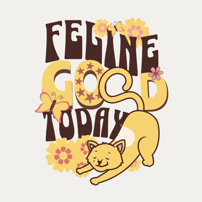 Fühle mich heute gut, Katze
