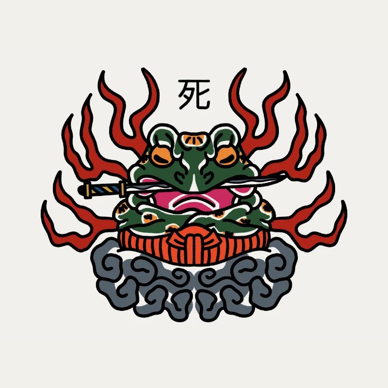 Samurai Frog