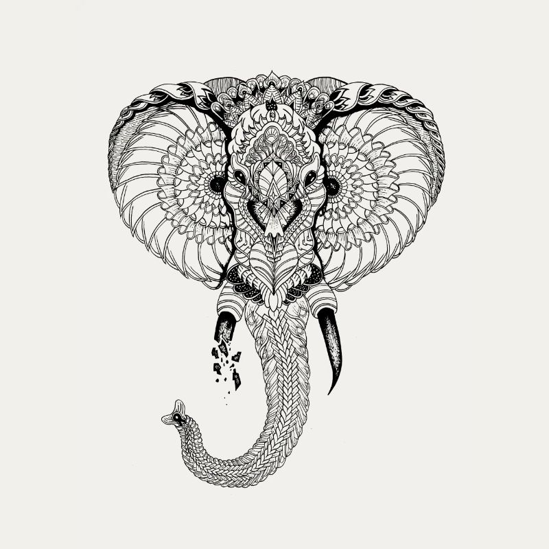 Stylized Elephant