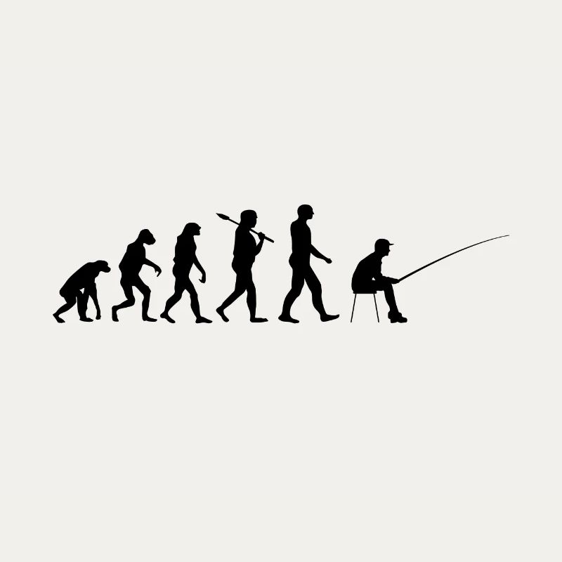 Angler Evolution angeln Geschenk