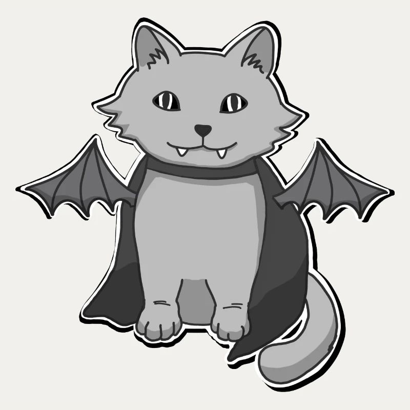 Fledermaus-Katze