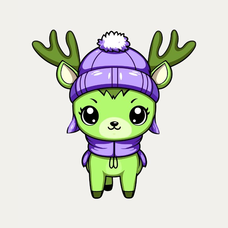 Deer Winter Comic