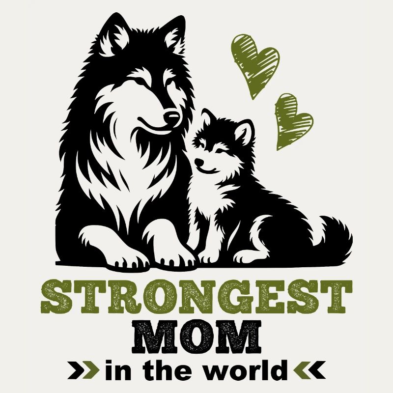 Starke Mama Wolf Beste Mama Geschenk Mutter Kind