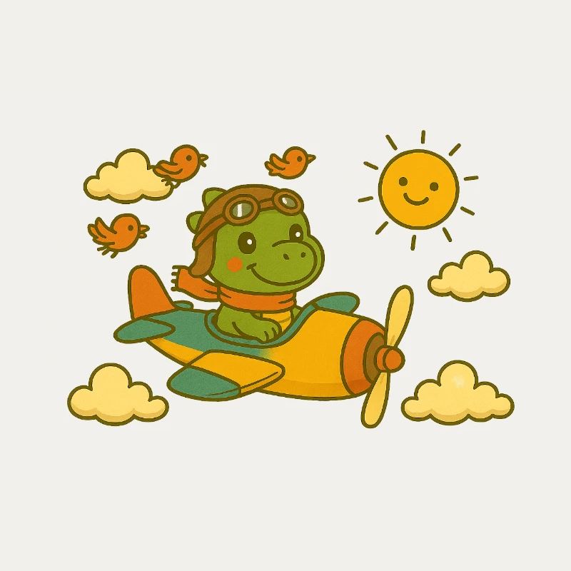 ☀️ Dino Doni above the clouds ✈️