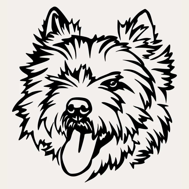 Cairn Terrier Head