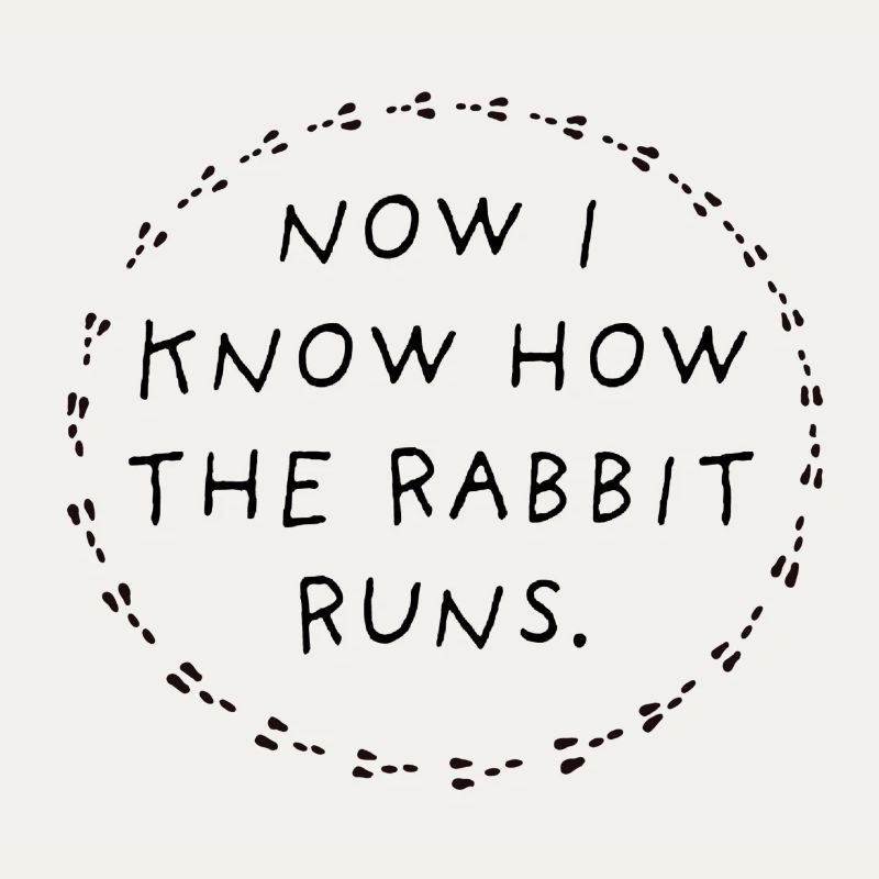 Now I know how the rabbit runs.