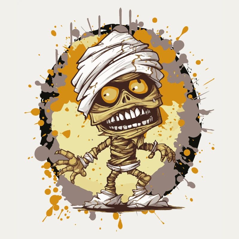 Mumie im Splatter-Look
