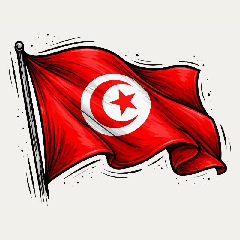 Drapeau tunisien