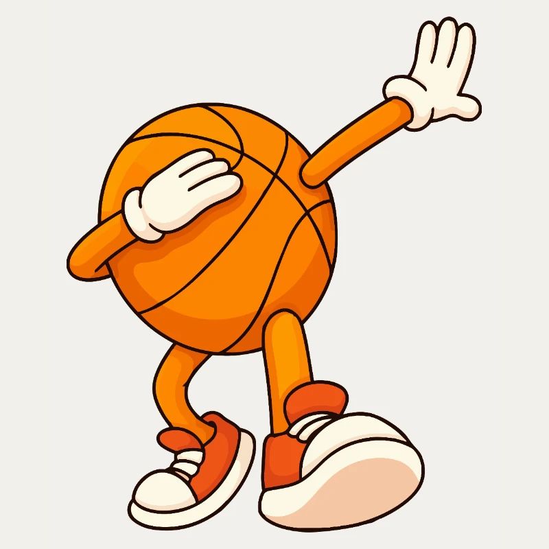 Basketball-Maskottchen Dunks